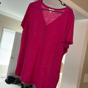 T shirt with buttons